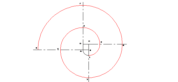 ESPIRAL DE CUATRO CENTROS. 